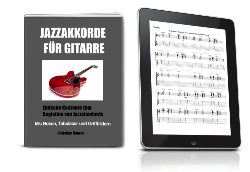 Das Kurspaket Jazzakkorde für Gitarre zum Aktionspreis